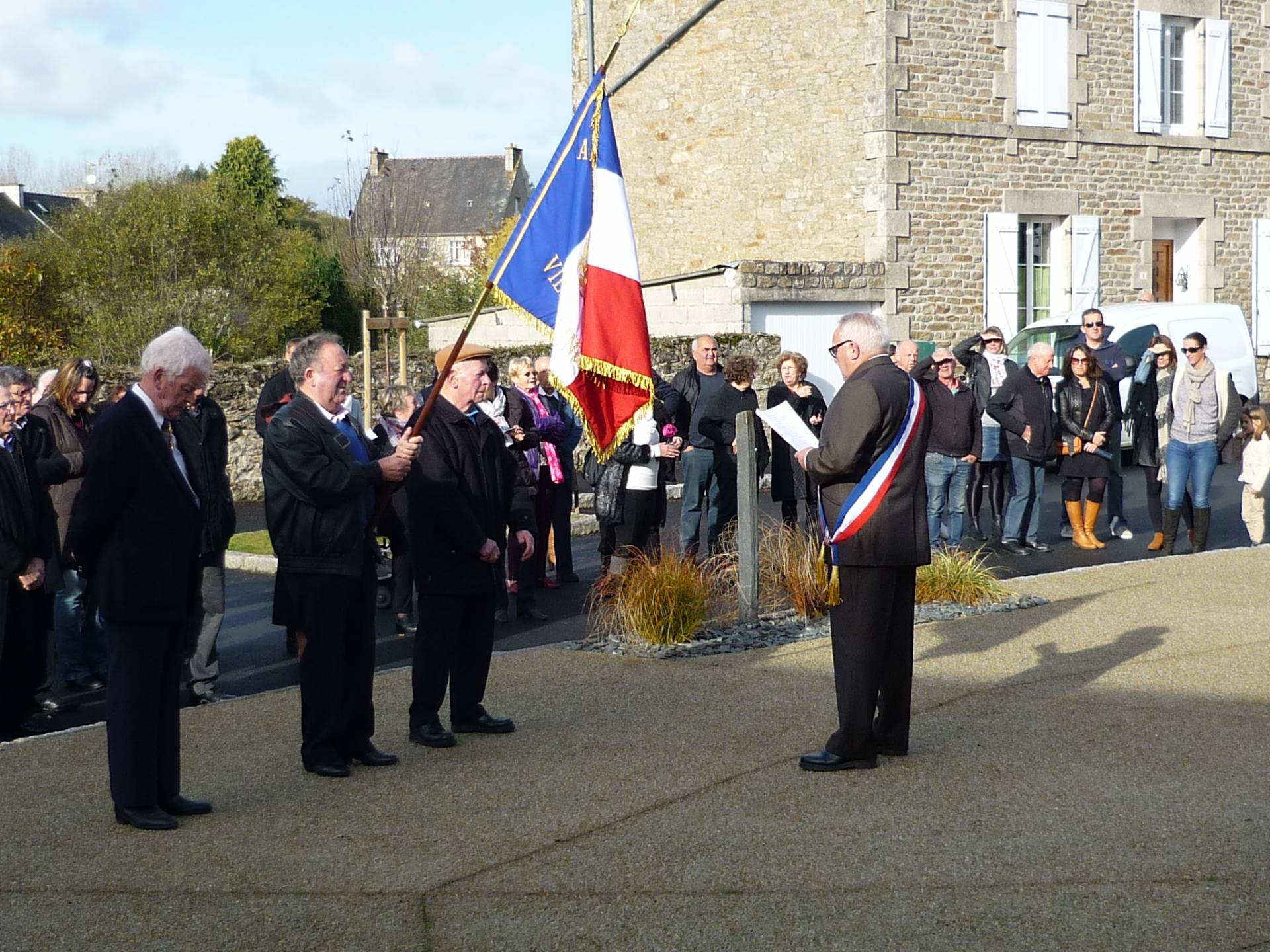 Mr Le Maire prononce son discours